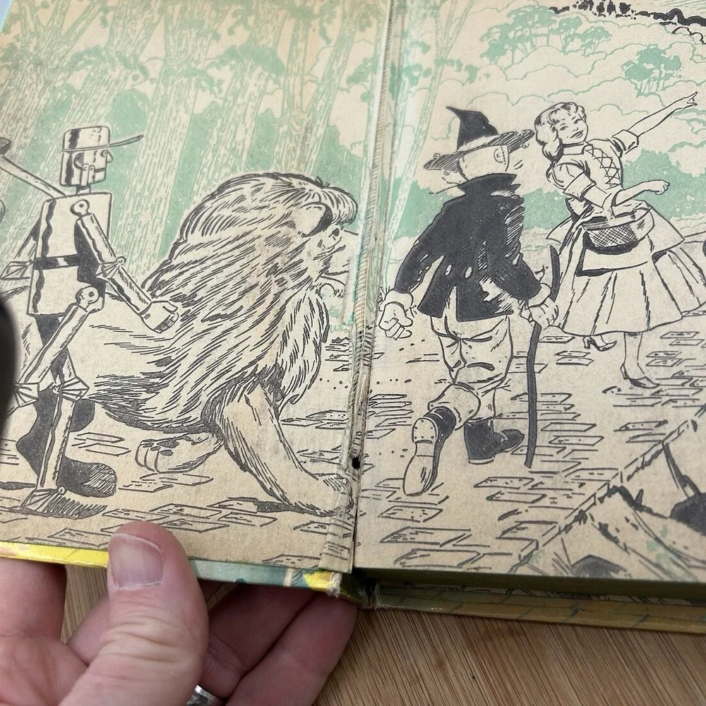 The‎ Wonderful WIZARD OF OZ Vintage 1957 Whitman Hardcover HC book L. Frank Baum